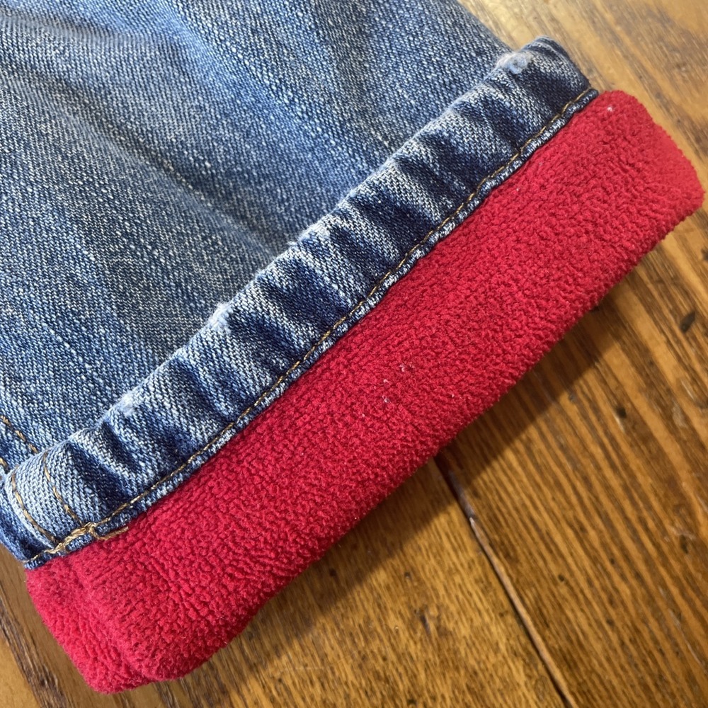 Fleece lined jeans pants winter wear 18 month Unisex Healthtex.